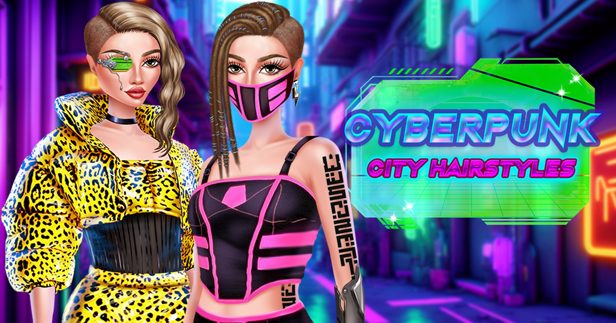 Cyberpunk City Hairstyles